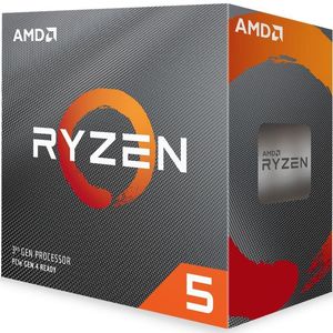 Procesador AMD Ryzen 5 5600X, 6-Core, 3,7Ghz (4,6Ghz Max Boost), Socket AM4, 65W TDP, 12 Hilos