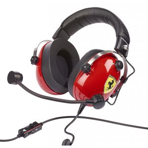 Audífonos Gamer Thrustmaster T.Racing Scuderia Ferrari Edition, Audio DTS y Micrófono Unidireccional