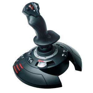 Joystick de Vuelo Thrustmaster T-Flight Stick X, 12 Botones y 4 Ejes, Compatible con PC y PS3, Negro