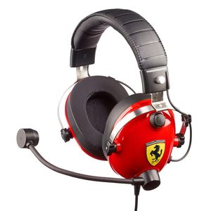 Audífonos para Videojuegos Thrustmaster T.Racing Scud Ferrari, Compatible con PC y Consolas
