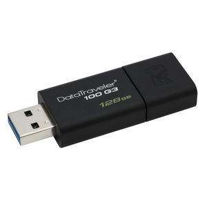 Pendrive 128GB Kingston DataTraveler® 100 G3 (DT100G3) USB 3.0, con tapa deslizante