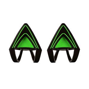 Orejas para Audifonos Razer Kraken Color Green, Kitty Ears Edition