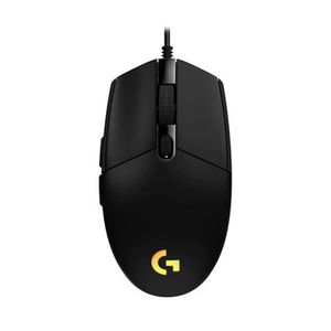 Mouse Gamer Logitech G203 RGB LIGHTSYNC, 6 botones programables, 8.000 DPI, Black