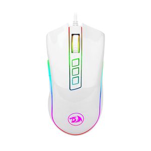 Mouse Gamer Redragon Cobra M711W, RGB, 8 Botones, 10000DPI, Blanco